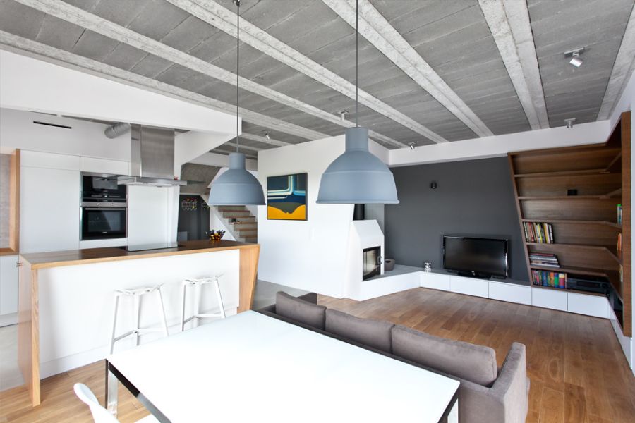 Beam Block House in Poland Modern Polish House Couples Smart Design With Scandinavian Minimalism