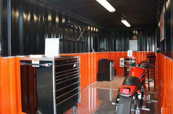 Dream Motorcycle Garages: Park Your Ride in Style at Night