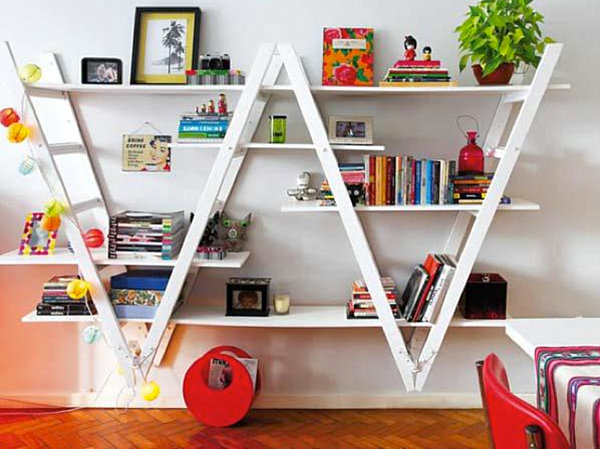 Bookshelf Made From Books 21 Image Wall Shelves