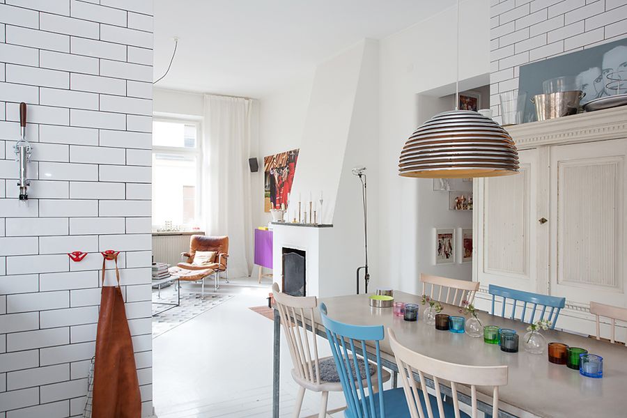 Modern Swedish Apartment With Snazzy Scandinavian Charm!