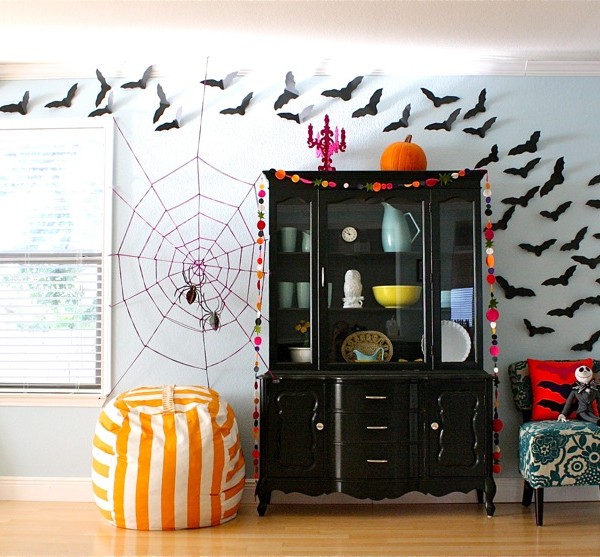 Halloween DIY spider web