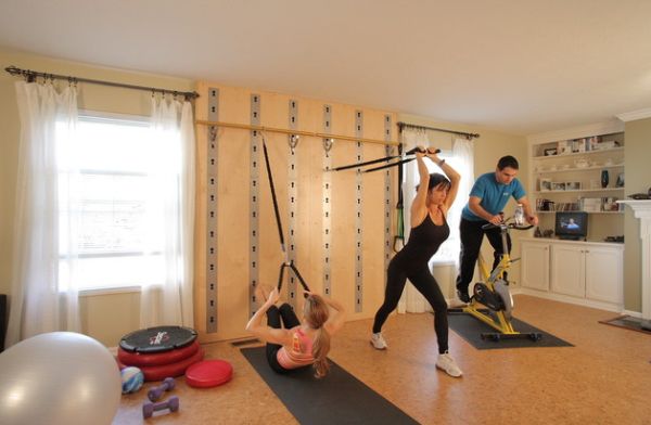 ... training system offers a compact home gym solution for small spaces