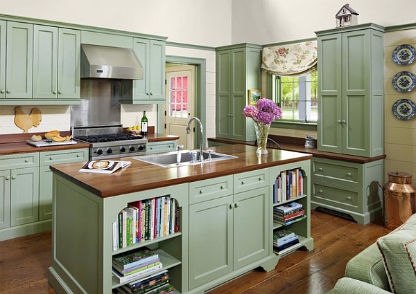 9 From Pick Cabinets: To Colors  vintage Kitchen The Popular Most kitchen cabinets