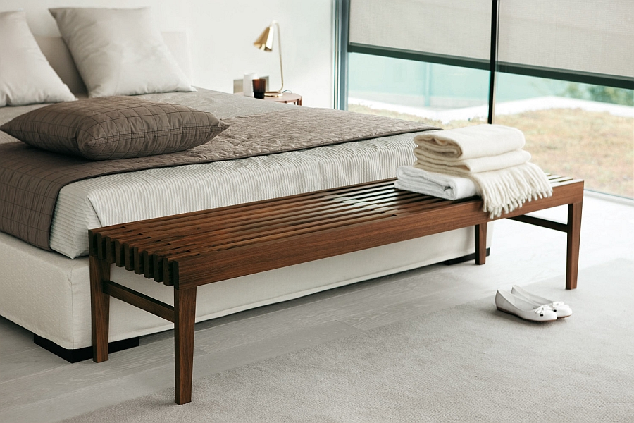 modern bedroom benches