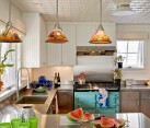 Colourful Stainless Steel Kitchen Design