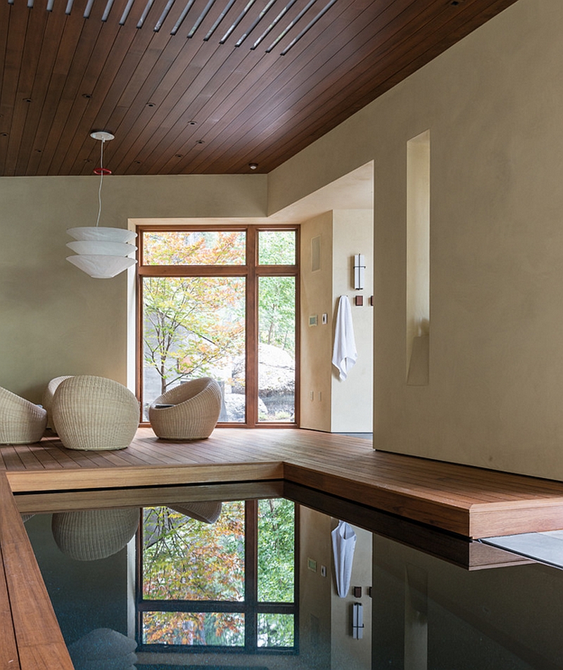 Japanese Design-Inspired Pool House And Spa Showcases ...
