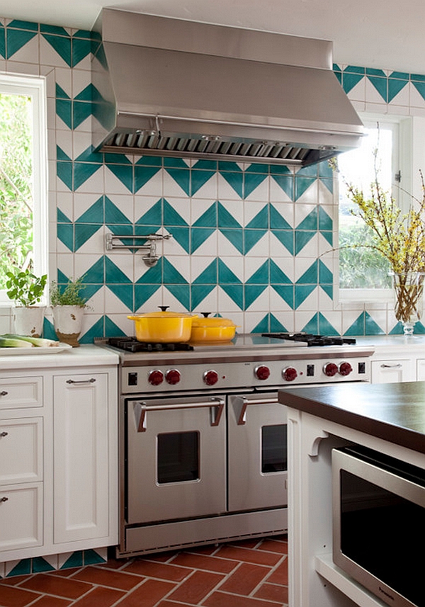 16 creative kitchen backsplashes that improve the interior design ... Backsplash decoración Kitchen
