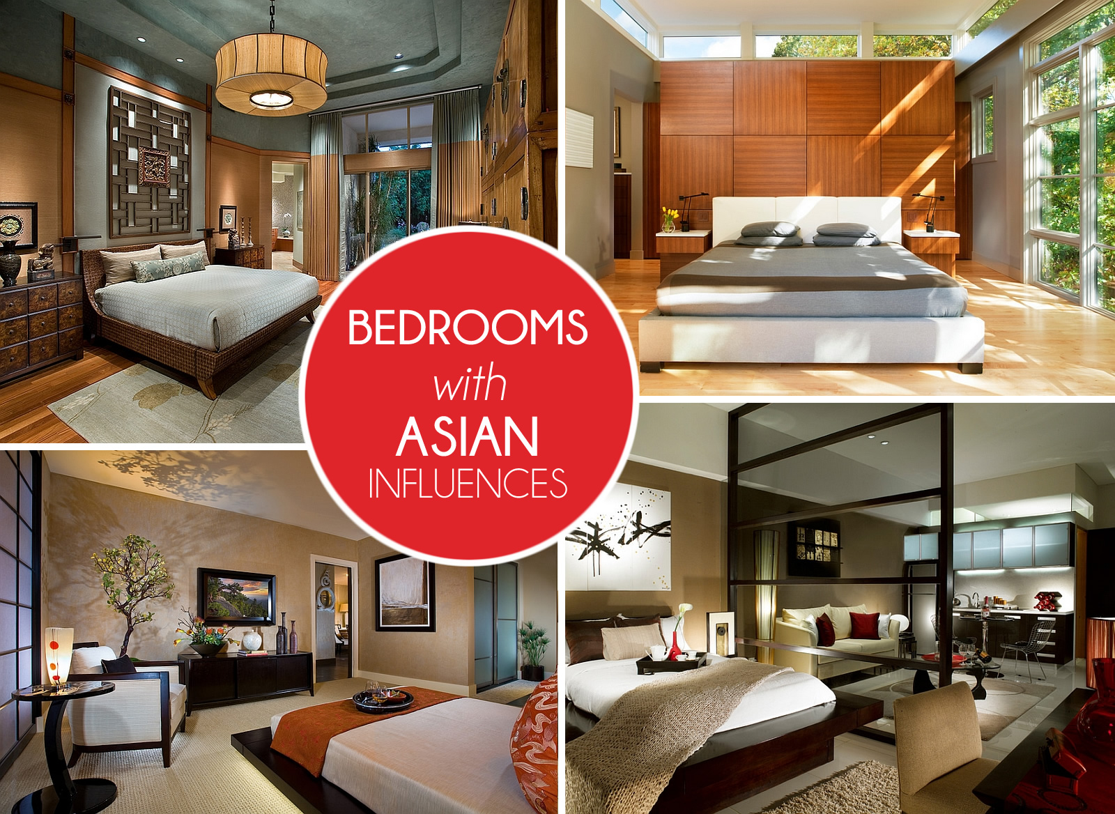 Asian Inspired Bedrooms: Design Ideas, Pictures