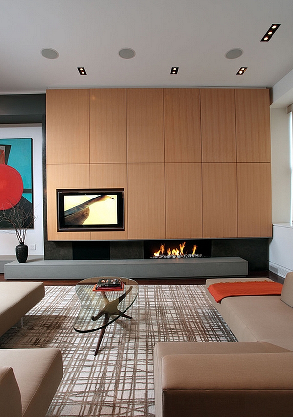 TV Above Fireplace Design Ideas