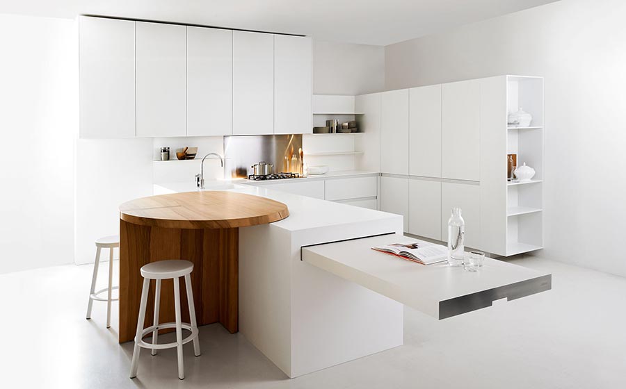 Modern Kitchen With Space-Saving Solutions, Design Ideas