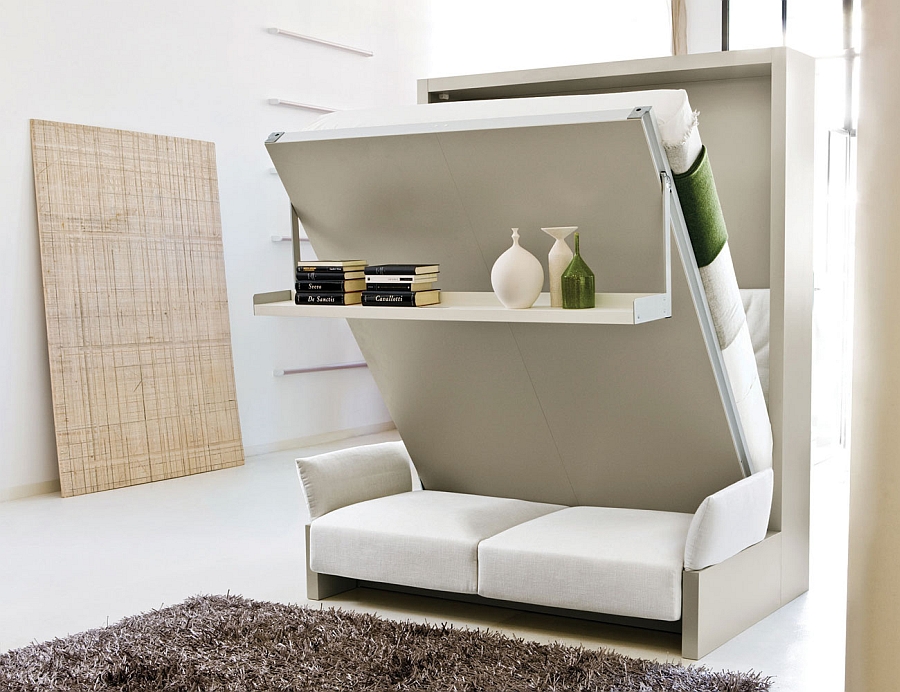 transformable murphy bed over sofa systems