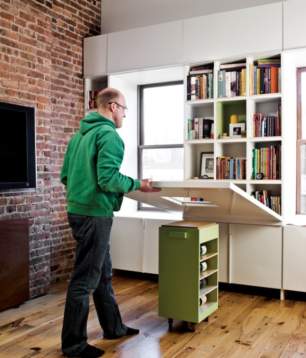 Space-Saving Hideaway Desks