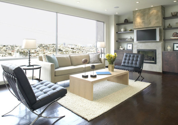 Floating Shelves In The Living Room