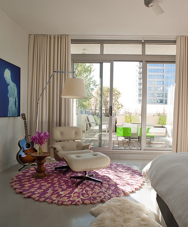 Comfortable Reading Corner In Bedroom