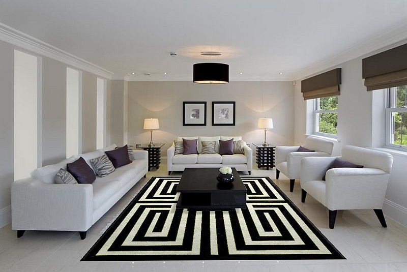 Black And White Interior Living Room