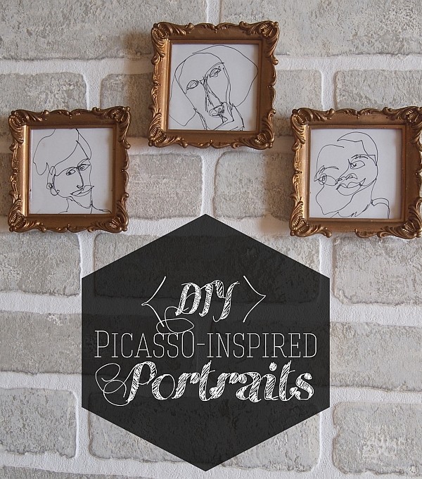 DIY Picasso Inspired Portrait