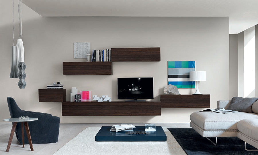 Wtsenates Extraordinary Floating Tv Wall Units Living Room In Collection 5363