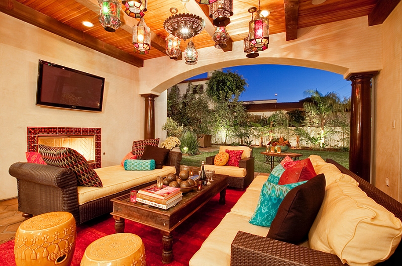 moroccan outdoor living room