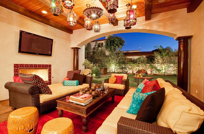 moroccan inspired living room ideas