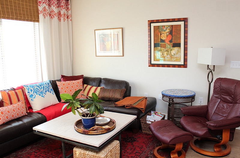 small morrocan living room
