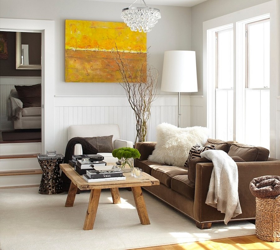 30 rustic living room ideas for a cozy, organic home Small idées chalet