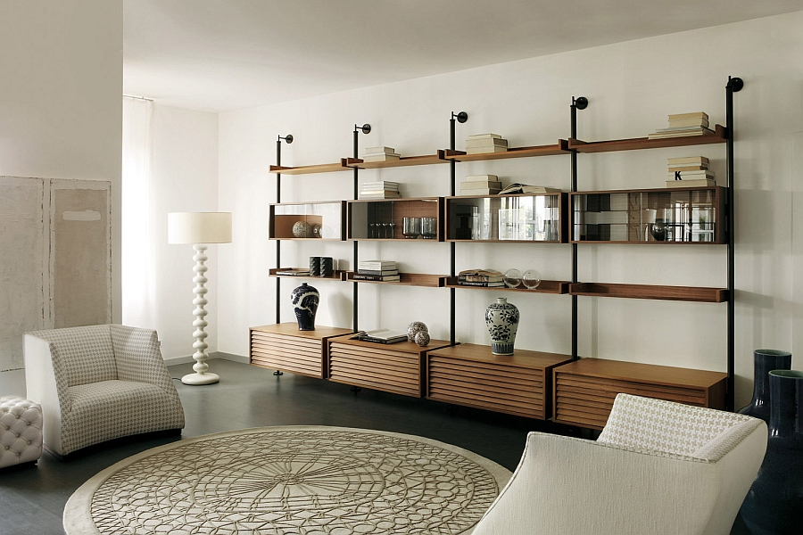 Stunning Minimalist Living Room Wall Unit Systems, Italian