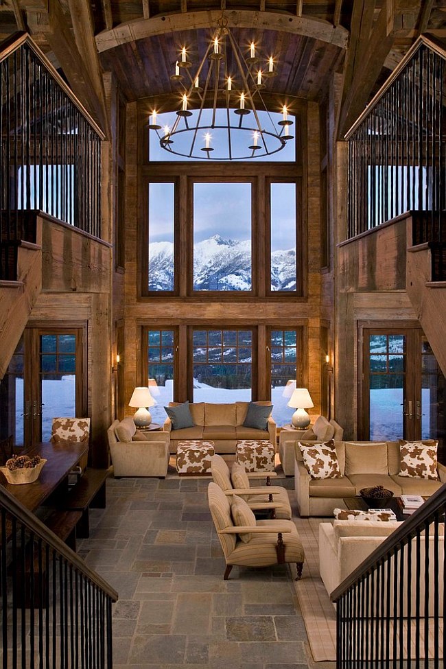 30 rustic living room ideas for a cozy, organic home Small idées chalet