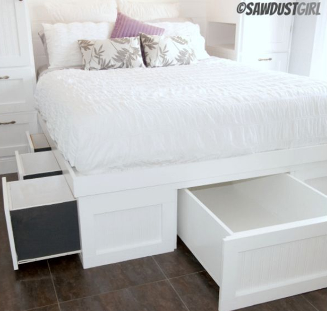 BACK TO: 8 DIY Storage Beds to Add Extra Space and Organization to 