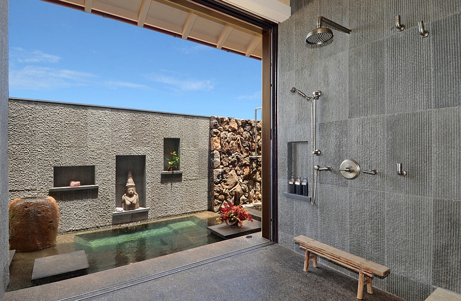 Give your existing bathroom a stunning extension outdoors [Design: Smith Brothers]