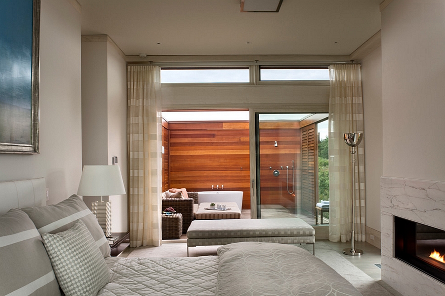 Luxurious master bedroom and bath that connects with the outdoors [Design: Raymond Forehand]