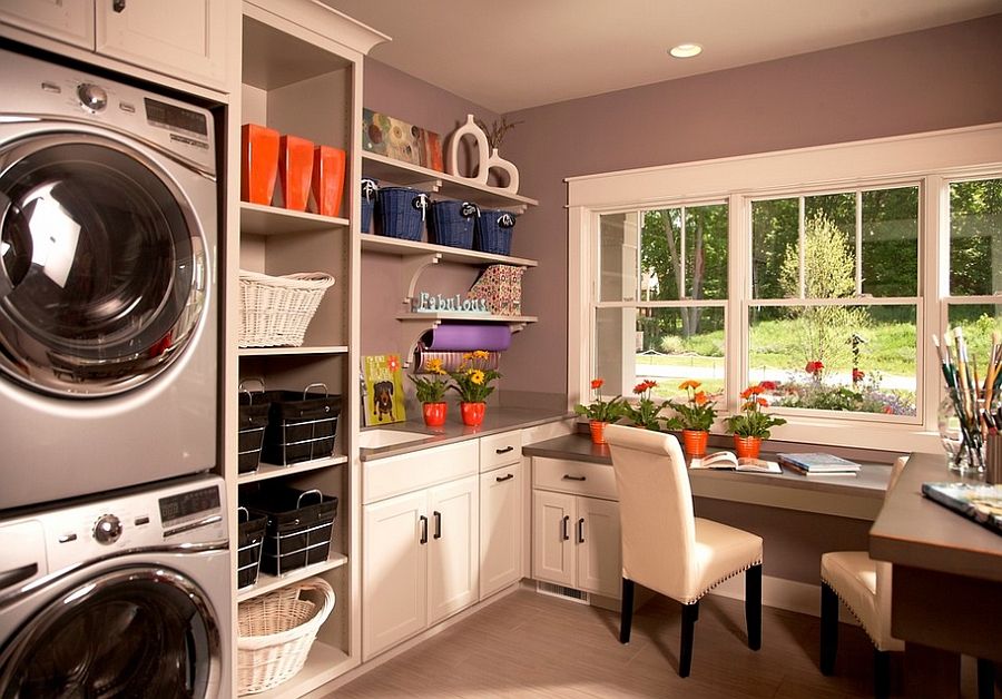 25 Space-Saving Multipurpose Laundry Rooms!