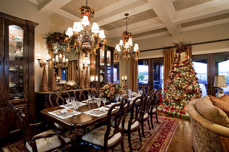 decorating dining room for christmas
