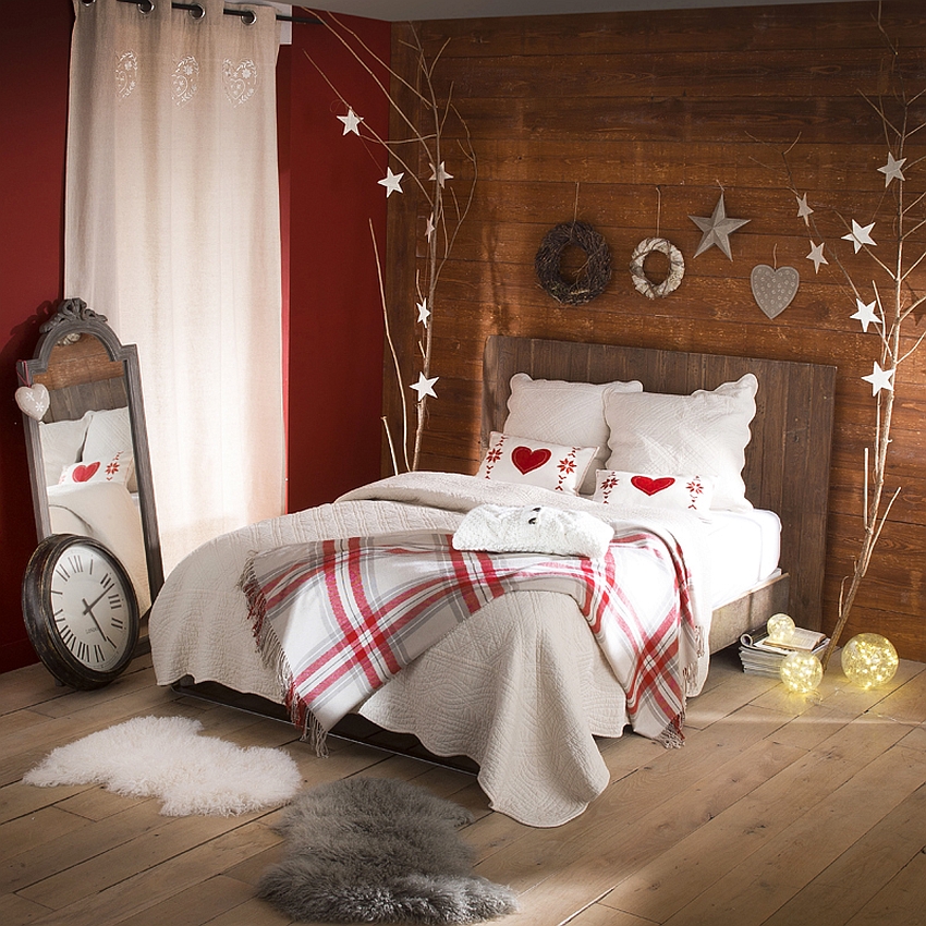 Decorating With Garland In Bedroom