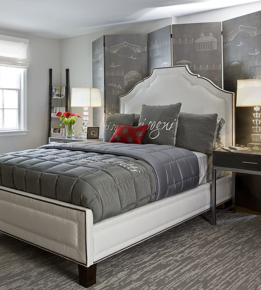 Polished Passion: 19 Dashing Bedrooms in Red and Gray!