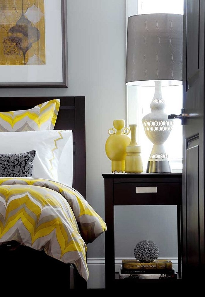 Cheerful Sophistication: 25 Elegant Gray and Yellow Bedrooms