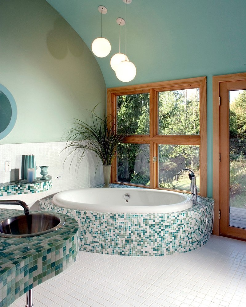 20 Refreshing Bathrooms with a Splash of Green