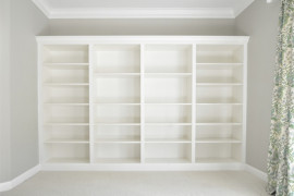 Built In Bookcases made of Ikea Billy