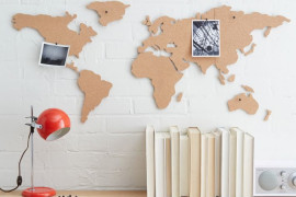 Corkboard Map from West Elm