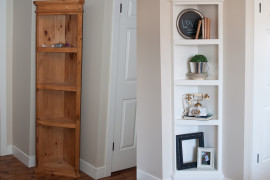 Corner Built In Bookcase