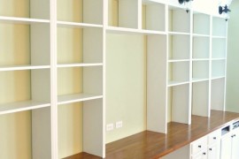 Desk with Built In Bookcases