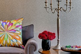 Elegant blend of the classic and the modern inside the bachelor pad