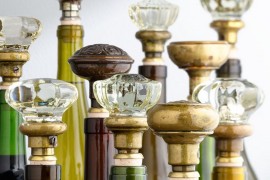 Glass Doorknob Wine Stopper