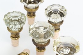 Glass Doorknob Wine Stopper Corks