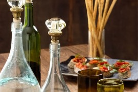 Glass Doorknob Wine Stopper by Knobstoppers
