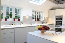Let the skylights stand out as an architectural feature
