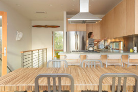 Prefab home - cool mdern kitchen
