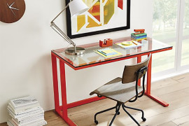 Scholar Desk Chair Red Office