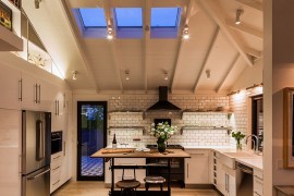 Understated skylights bring in just the right amount of light