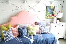 Colorfully Decorated Daybed