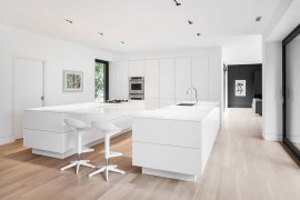 Exquisite contemporary kitchen in white
